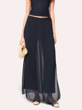 NWT ELIE TAHARI OVERLAY PANT - STARGAZER NAVY - SIZE 2 - perfect condition!